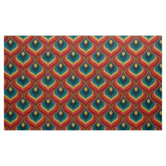 Mod-60er-70er-Muster des Mittelalters  Stoff (Yard (91,4 cm))