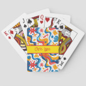 Mod Abstrakt Beach Theme mit Starfish Spielkarten (Rückseite)