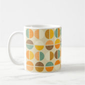 Mod Abstrakt Circle Earth Beige Kaffeetasse (Links)