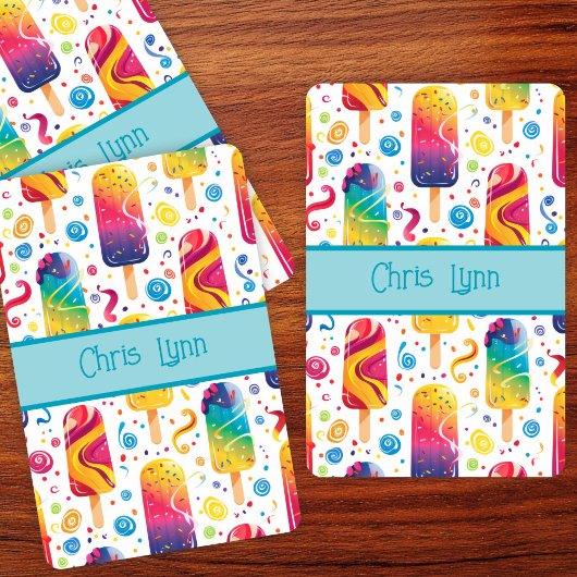 Mod Abstrakt Summer Frozen Leckerei Thema Spielkarten