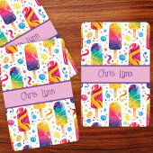 Mod Abstrakt Summer Frozen Leckerei Thema Spielkarten