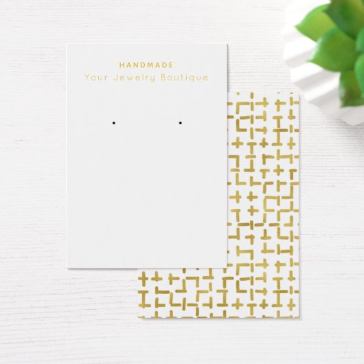 Mod Abstrakte geometrische Ohrring-Anzeigetafeln (Schreibtisch)