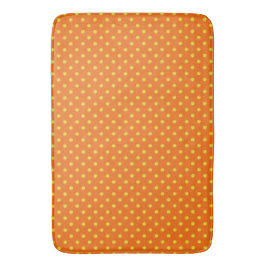 'Mod Accents' Orange/Yel/Polka Dots LG Badematte