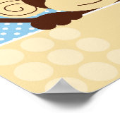 Mod Affen Birthday Banner Poster (Ecke)