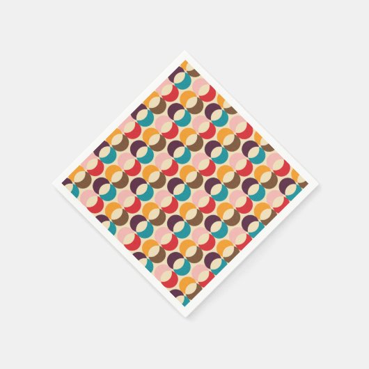 MOD ARROWS BEIGE SERVIETTE (Ecke)