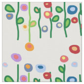 Mod Art Blume Stoff (Nahaufnahme)