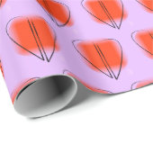 Mod Art Heart Geschenkpapier (Rolleneckpunkt)