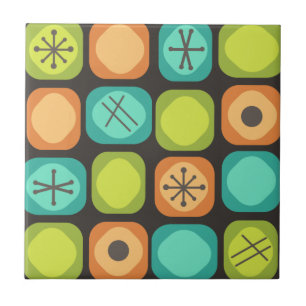 Mod Art Soft Cubes Multicolored aus den 50er Jahre Fliese