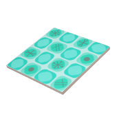 Mod Art Soft Cubes Turquoise der 50er Jahre Fliese (Seite)