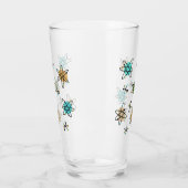 Mod Atomic Body Kissen Shot Glass Mitte des Jahrhu Glas (Links)