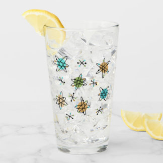 Mod Atomic Body Kissen Shot Glass Mitte des Jahrhu Glas