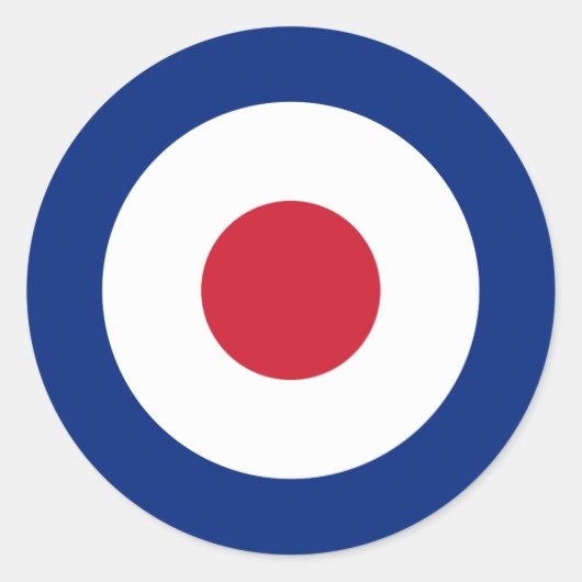 Mod-Aufkleber Runder Aufkleber (Vorderseite)