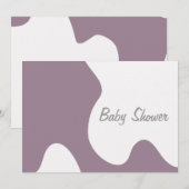 Mod Baby Shower Einladung (Vorne/Hinten)