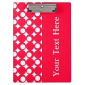 Mod-Ball-Design mit benutzerdefiniertem Text durch Klemmbrett (Vorderseite)