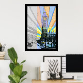 Mod Big Ben Poster (Heimbüro)