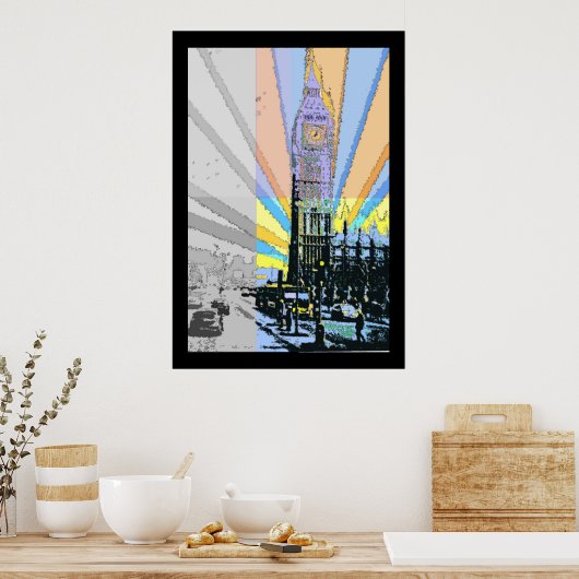 Mod Big Ben Poster (Küche)