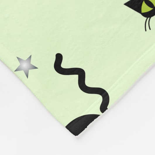 Mod Black Cats Fleecedecke (Ecke)
