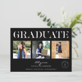 Mod Black Circle 4 Foto Abschluss Ankündigung 1 (Stehend Vorderseite)