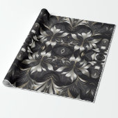 Mod Black Wrapping Paper Roll Geschenkpapier (Ungerollt)