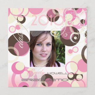 Mod-Blasen/Wirbel/Damast/Abschlüsse Einladung