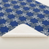 Mod Blizzard Giant Snowflake Sherpa Blanket Sherpadecke (3/4)