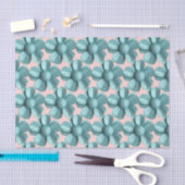 MOD Blue Daisy Blume - Retro 60er Sommerhochzeit Seidenpapier (Handwerk)