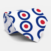 MOD Blue Red and White Krawatte | MOD Lässige Gesc (Gerollt)