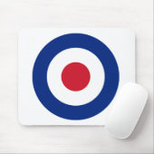 MOD Blue Red and White Mouse Pad | MOD Geschenke Mousepad (Mit Mouse)