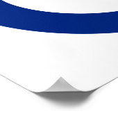 MOD Blue Red and White Poster | MOD Geschenke (Ecke)