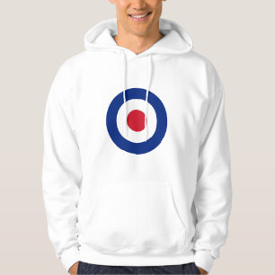 MOD Blue Red und White Hoodie   MOD Lässige Gesche