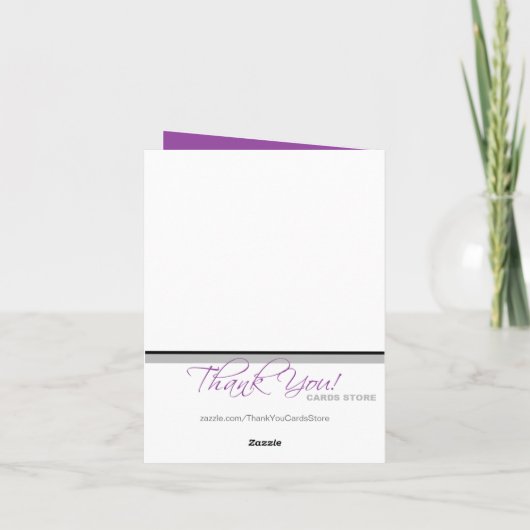 Mod blühen Pariser Eiffel-Turm danken Ihnen Karten (Rückseite)