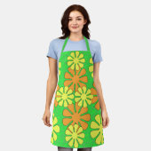 Mod-Blume-Design Schürze (Getragen)