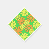 Mod-Blume-Design Serviette (Ecke)