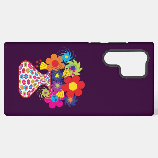 Mod-Blume Samsung Galaxy Hülle (Rückseite (Horizontal))