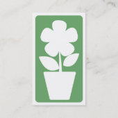 Mod Blume Visitenkarte (Rückseite)