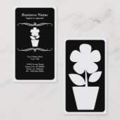 Mod Blume Visitenkarte (Vorne/Hinten)