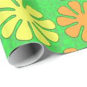 Mod-Blumen-Entwurf Geschenkpapier (Rolleneckpunkt)