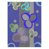 Mod-Blumen-Tabellen-Stoff Tischdecke (Vorderseite)