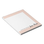Mod Blush Border Notizblock (angewinkelt)