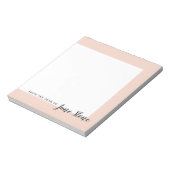 Mod Blush Border Notizblock (Rotiert)