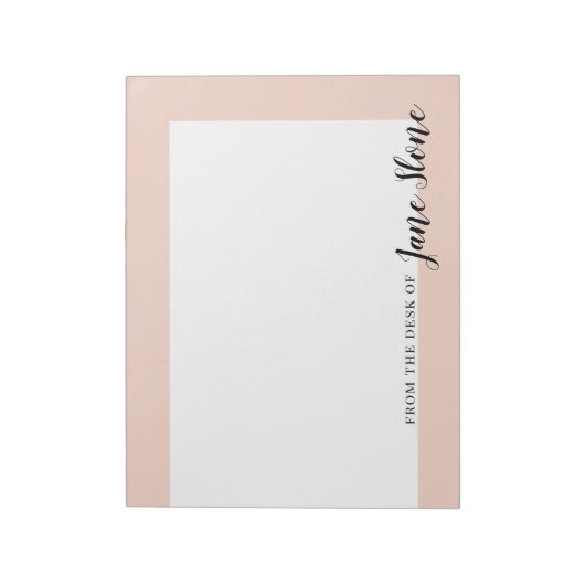 Mod Blush Border Notizblock (Rotiert)