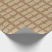 Mod Boho Neutral Arch Muster Mitte des Jahrhundert Geschenkpapier (Ecke)