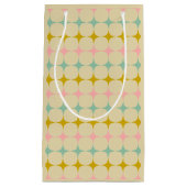 Mod-Brautparty für Vintage geometrische Pastellsta Kleine Geschenktüte (Vorderseite)