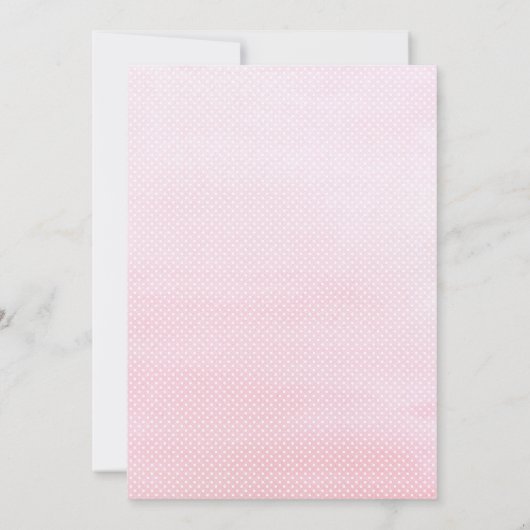 Mod Brautparty Tee Party Rosa Einladung (Rückseite)