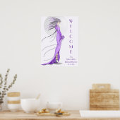 "Mod Bride" Polterabend Begrüßung Poster (Küche)