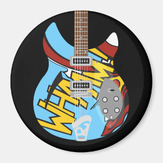 Mod Brit Pop Art Gitarre Kühlschrank Magnet