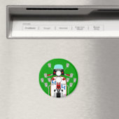 Mod Brit Pop Art Scooter Magnet (In Situ (Geschirrspüler))