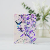 Mod Butterfly - Postkarte (Stehend Vorderseite)
