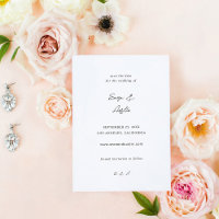 MOD Calligraphie Save the Date Einladung