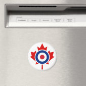 Mod Canada Curling Hockey Target Magnet (In Situ (Geschirrspüler))